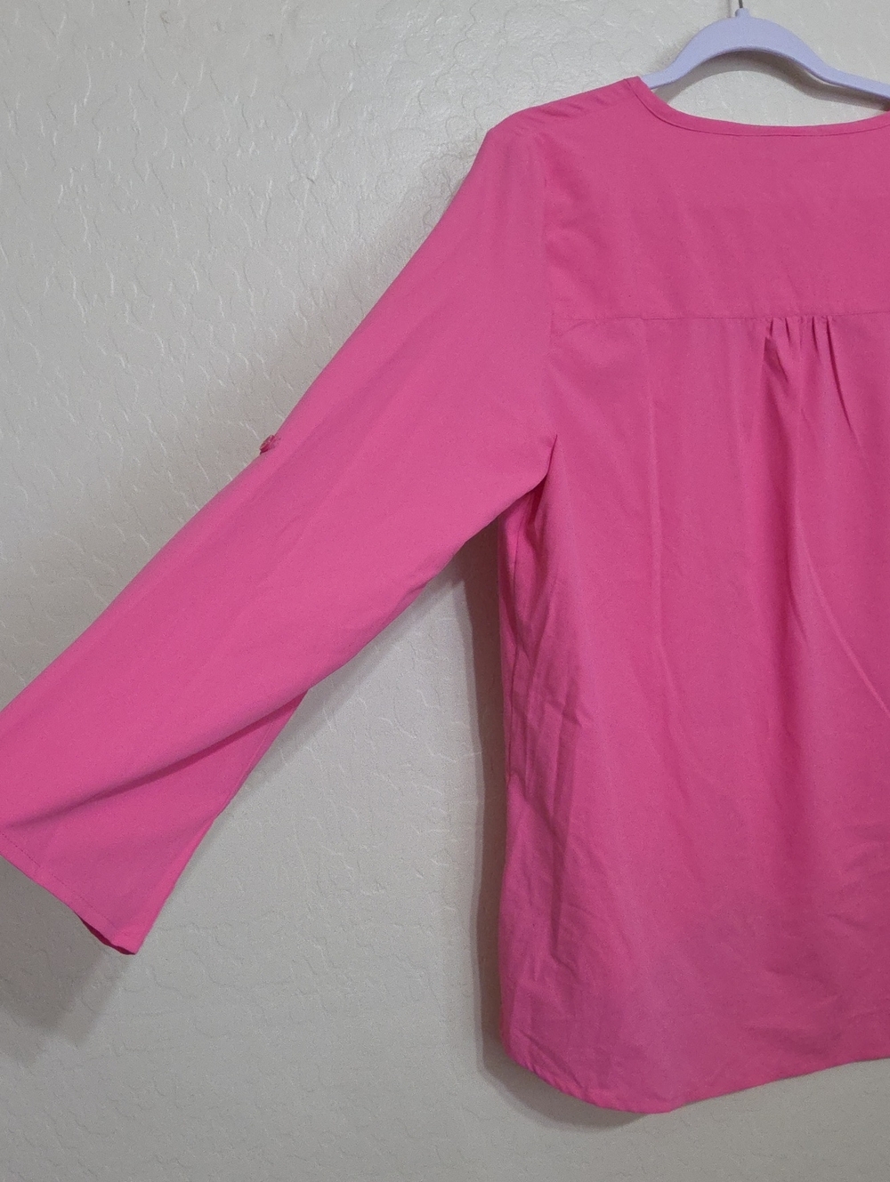 Coolibar Bubble Gum Pink Long Sleeve Sun Top - Picture 12 of 13